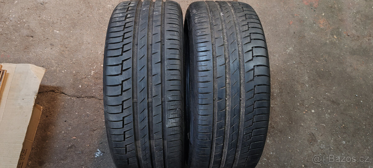 2 letní pneumatiky Continental 235/40R19 96W 7,00mm DOT 2020