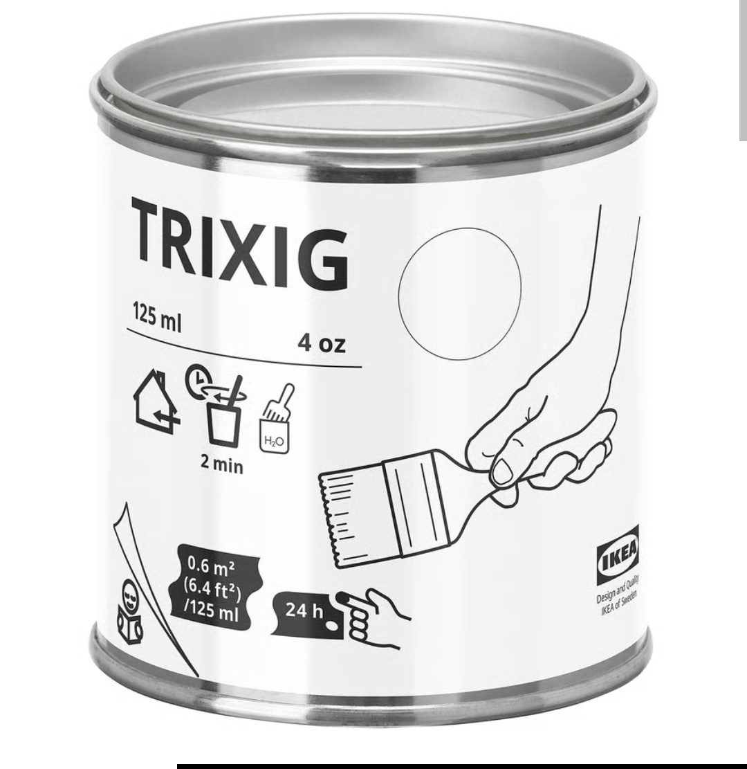 IKEA TRIXIG
Barva, bílá, 125 ml