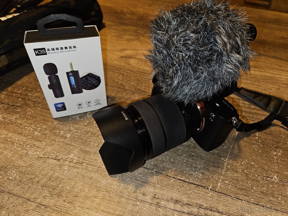 Bezzrcadlovka Sony A7 II+ objektiv