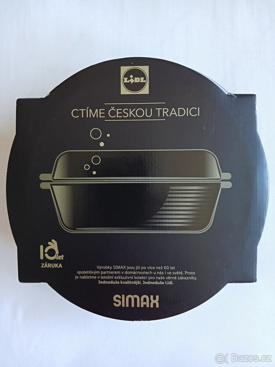 Simax pekáč kulatý s víkem