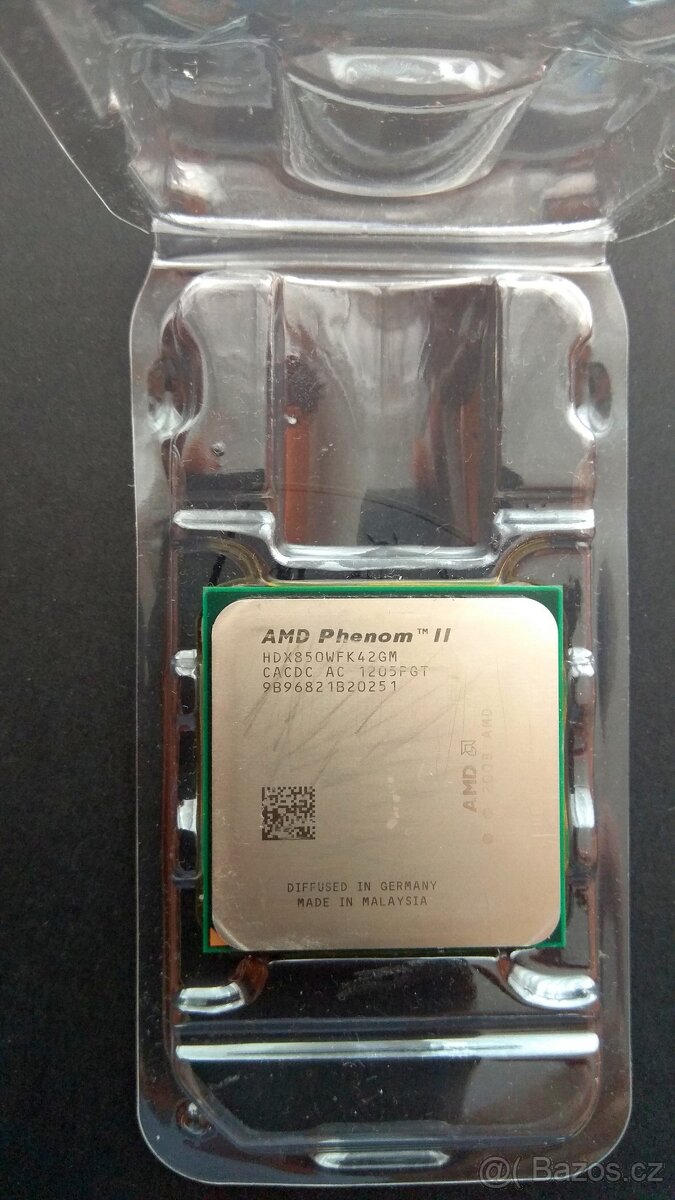 AMD Phenom II x4 850 = 4x 3.3GHz (AM3)