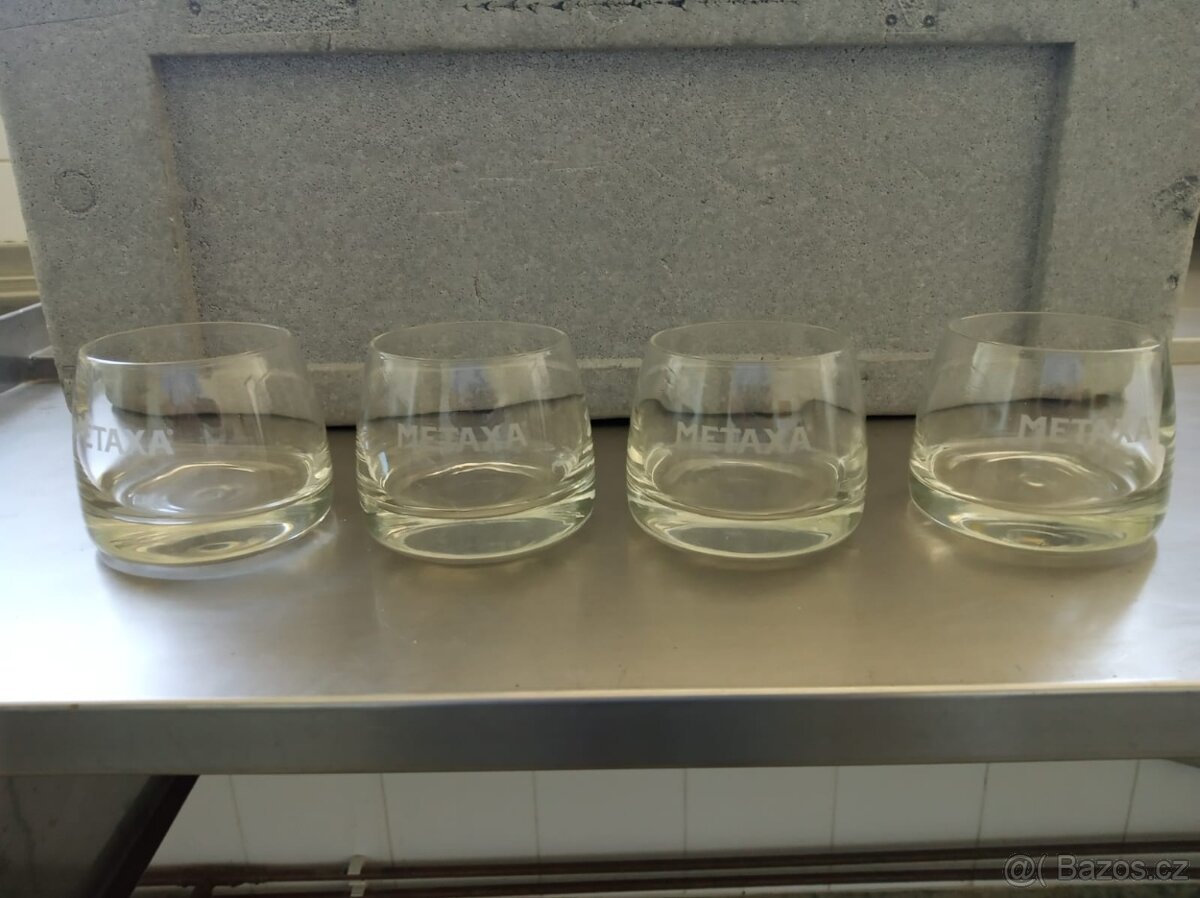 METAXA  -  BYTELNÉ orig SKLENIČKY