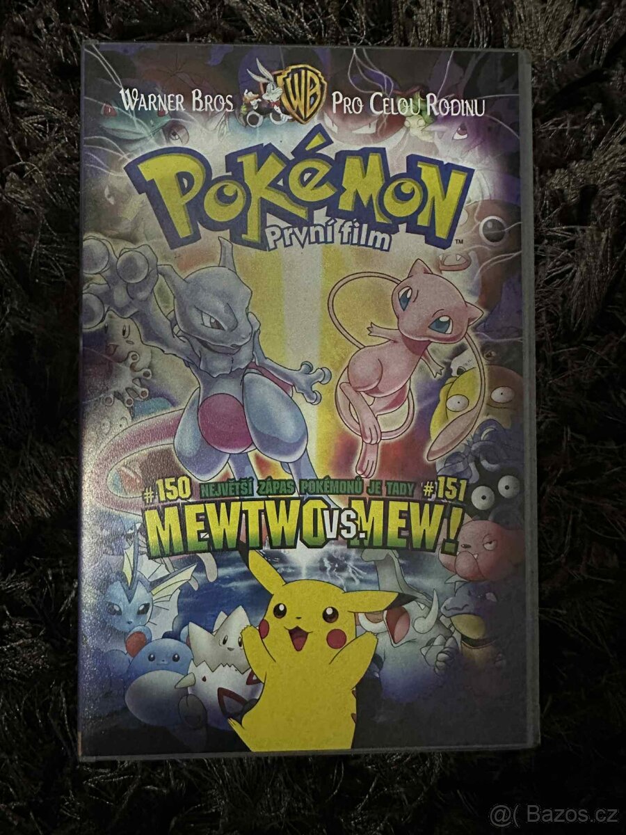 Pokémon VHS – kompletní filmová trilogie (CZ dabing)