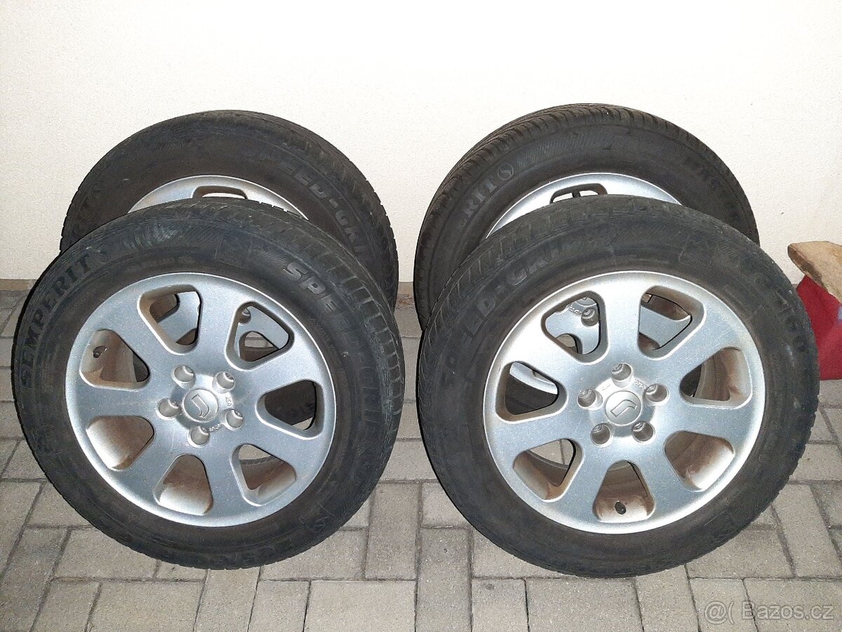 Hliníková kola ROD R16 205/60, 7Jx16H2 + zimní pneu