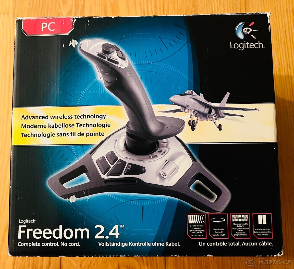 Bezdrátový joystick Logitech Cordless Freedom 2.4 | NOVÝ