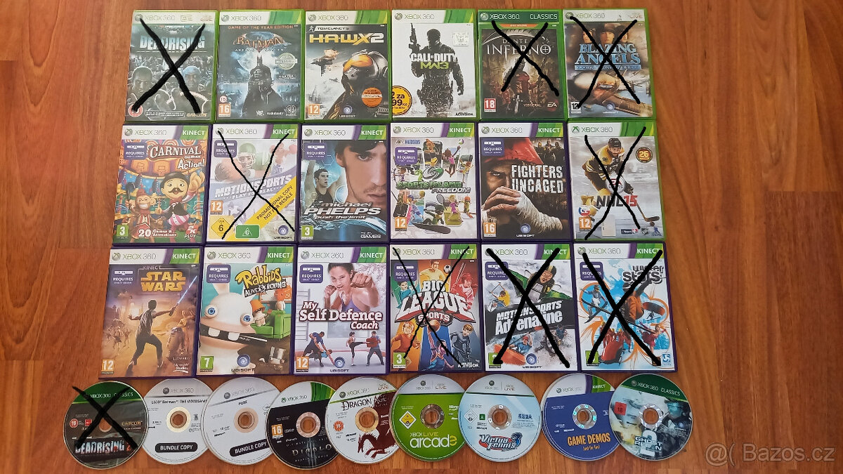 Prodám hry na XBOX 360 2. Část