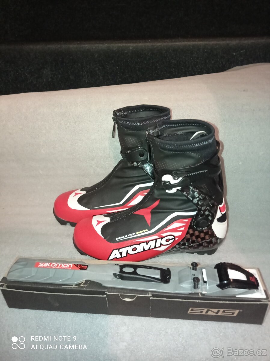 nové boty na běžky ATOMIC worldcup skate 41