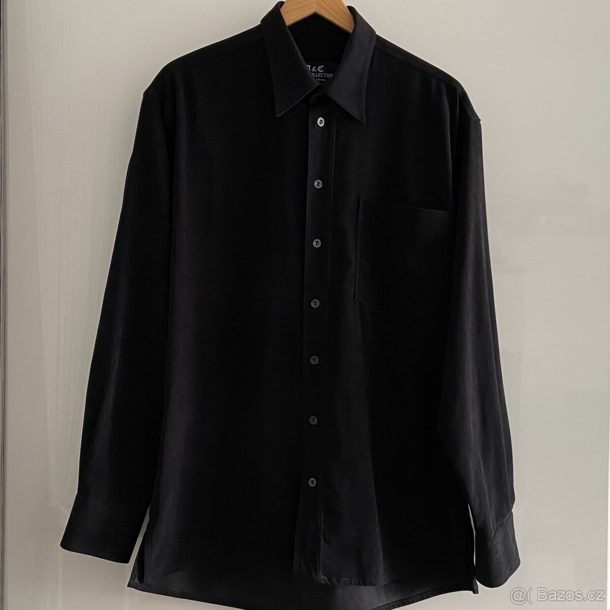 Pánská volnočasová košile černá, vel. 40-41 (М)