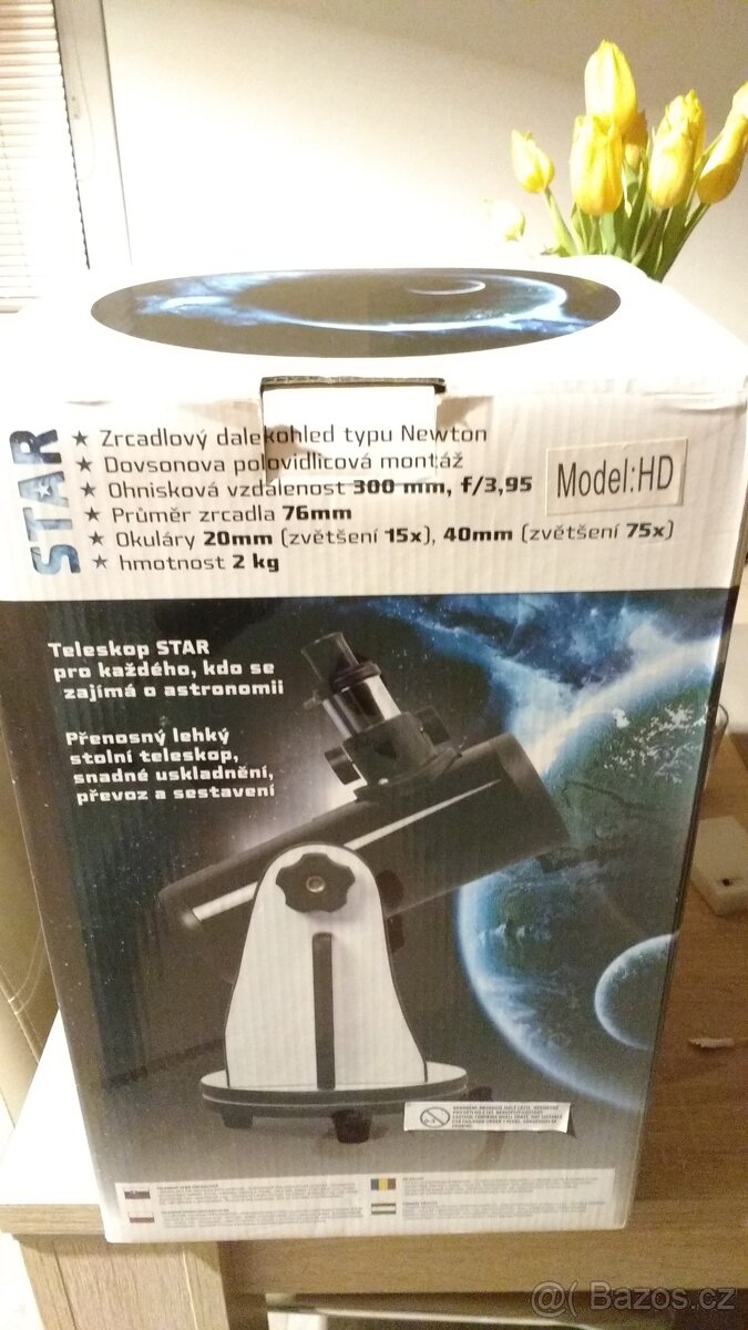 dětský teleskop STAR HD, dětská skluzavka