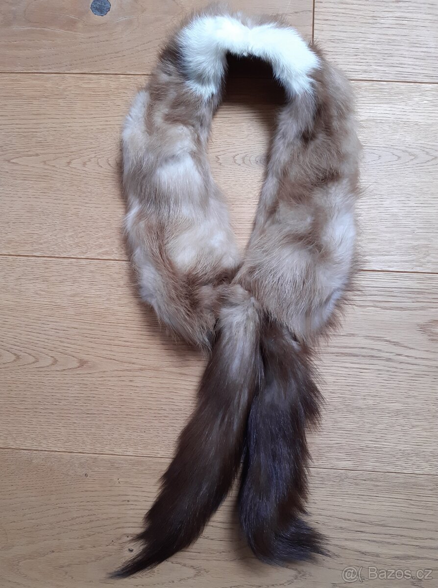 Kožešinová čepice + límec