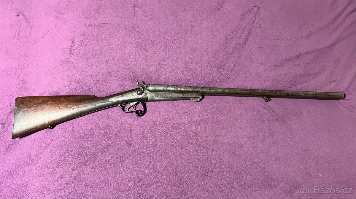 Historická Krátká Brokovnice Lancaster / Lankaster- Cal. 16