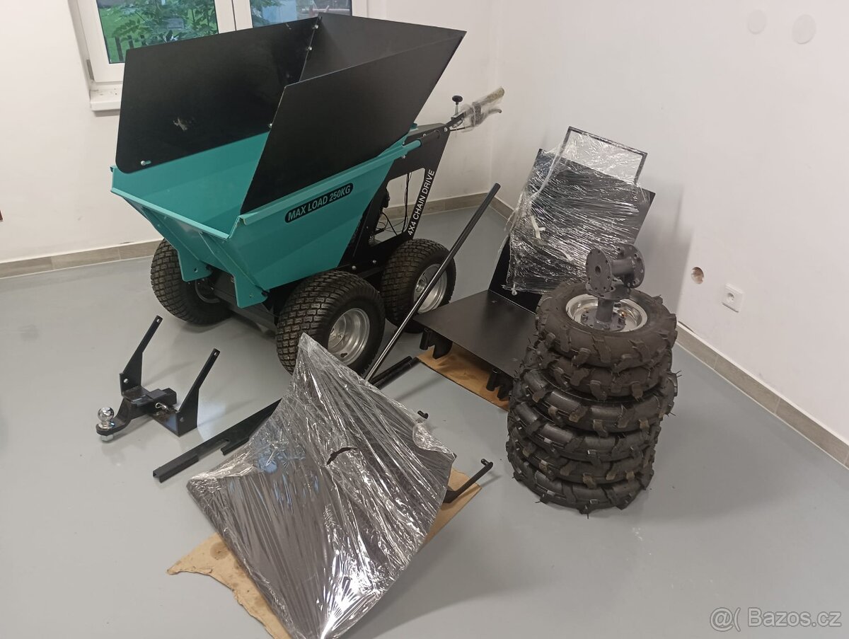 Nový Minidumper B&S s el. start. a spostou příslušenstvím