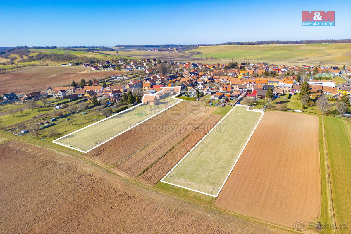 Prodej pozemků k bydlení, 10390 m², Řevničov,ul. Karlovarská