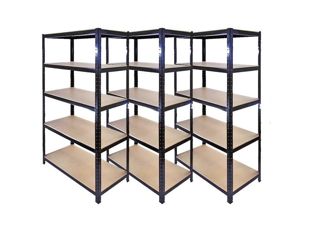 Regál 180x90x45 cm pozink policový - 200kg