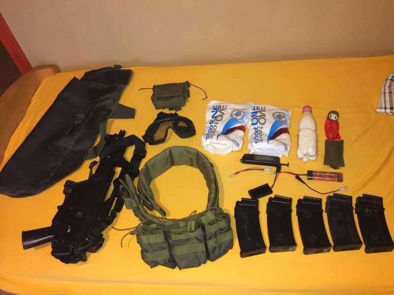 Airsoft výbava s G36