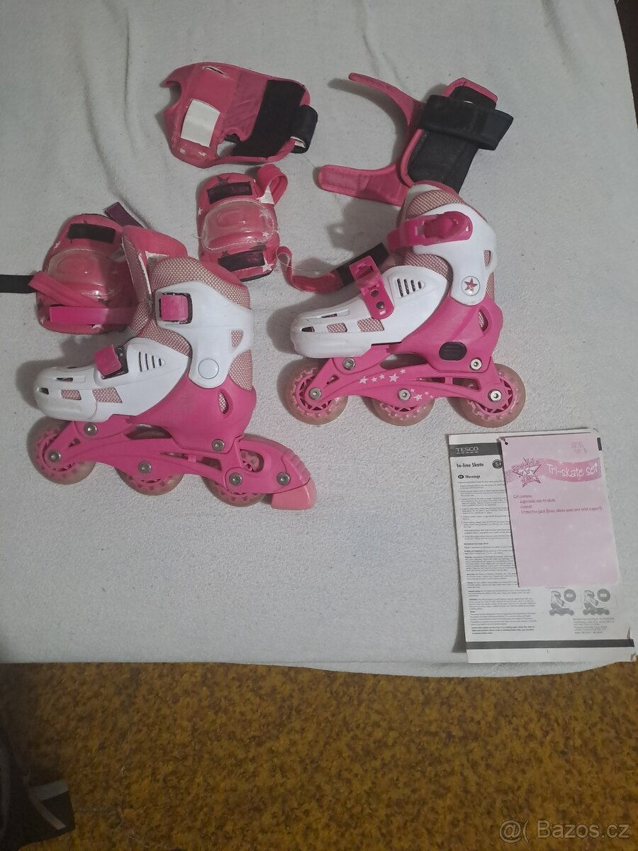 Set dětských bruslí