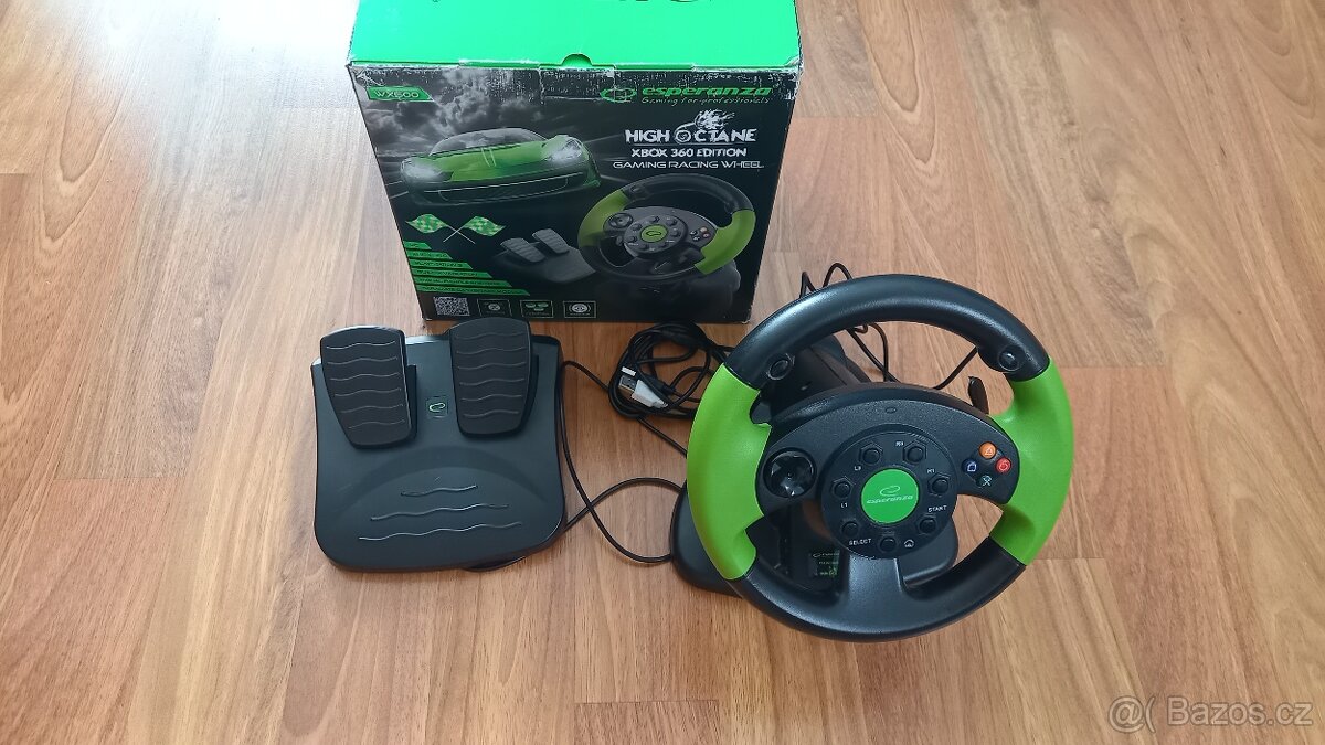 Prodám volant s pedály Esperanza WX500
