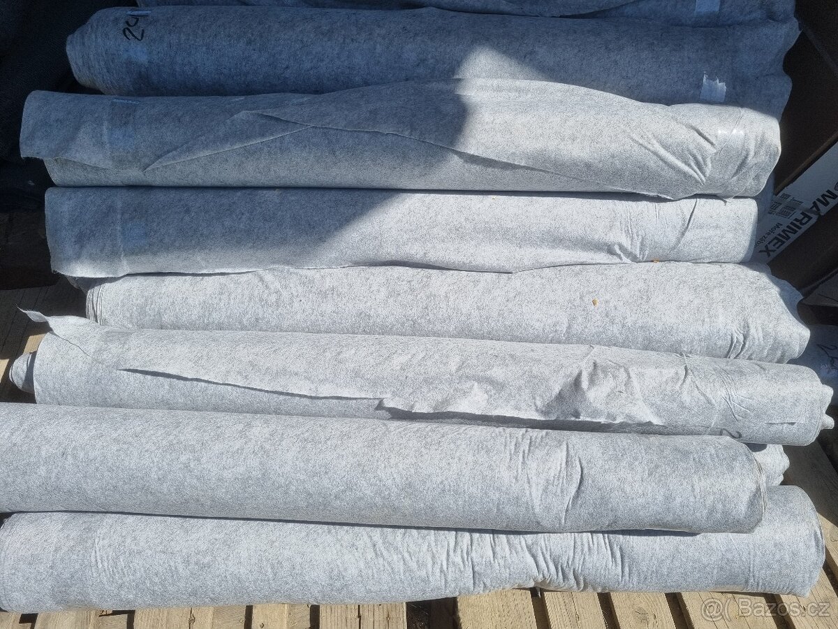 20x role geotextilie 120g 30m2 šedá