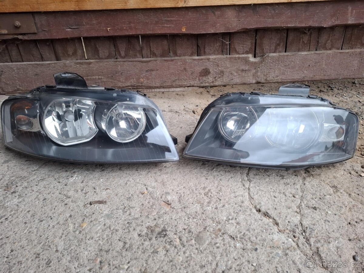 Audi A3 8P rok 2004 - přední a zadní světla
