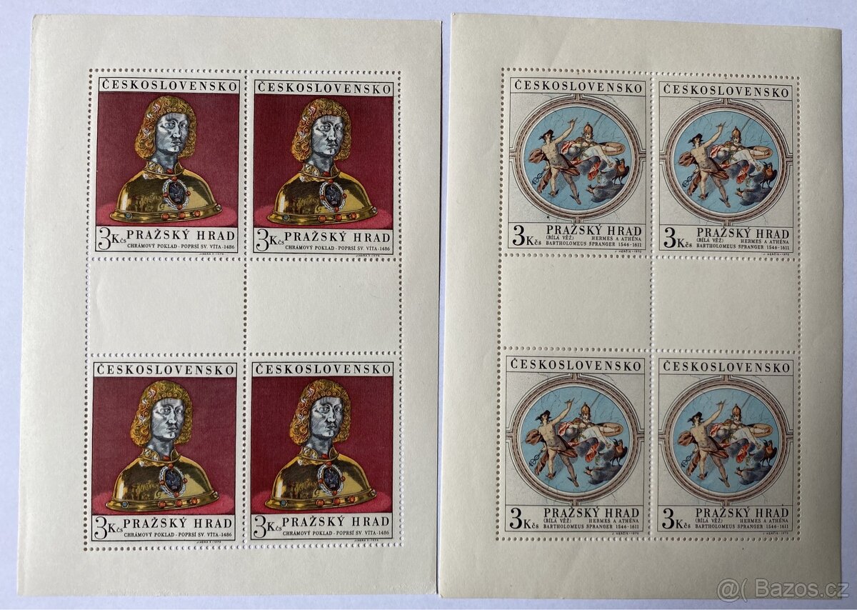 2x ARŠÍK ČESKOSLOVENSKO 1970 č.1831,1832 SVĚŽÍ