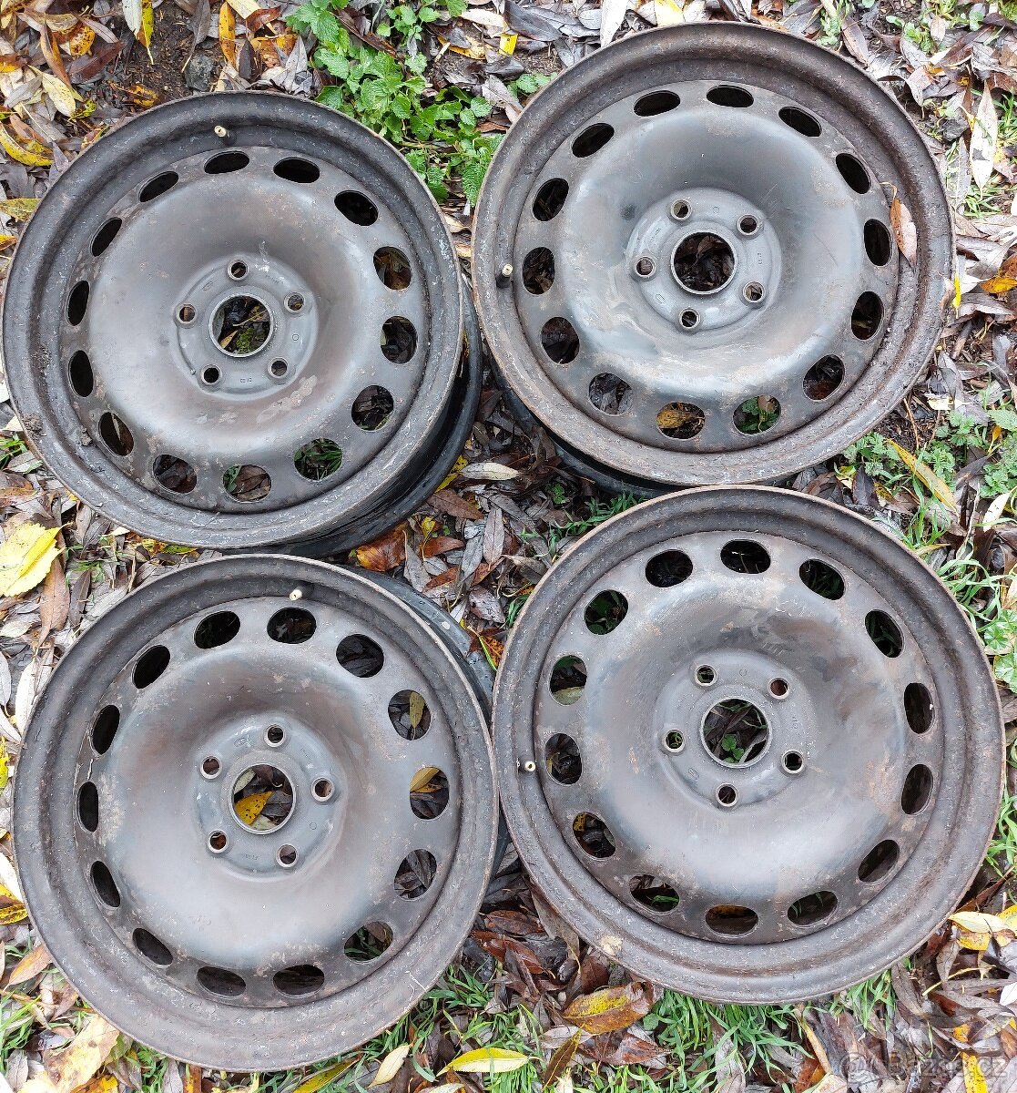 16" SADA DISKŮ 6,5JX16 ET50 SKODA SEAT VOLKSWAGEN AUDI
