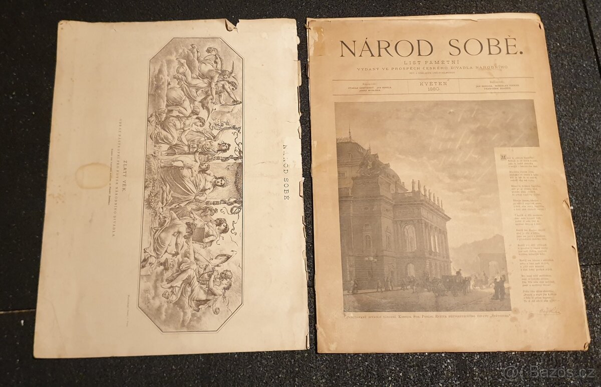 Narod sobě 1880 - České Divadlo narodní