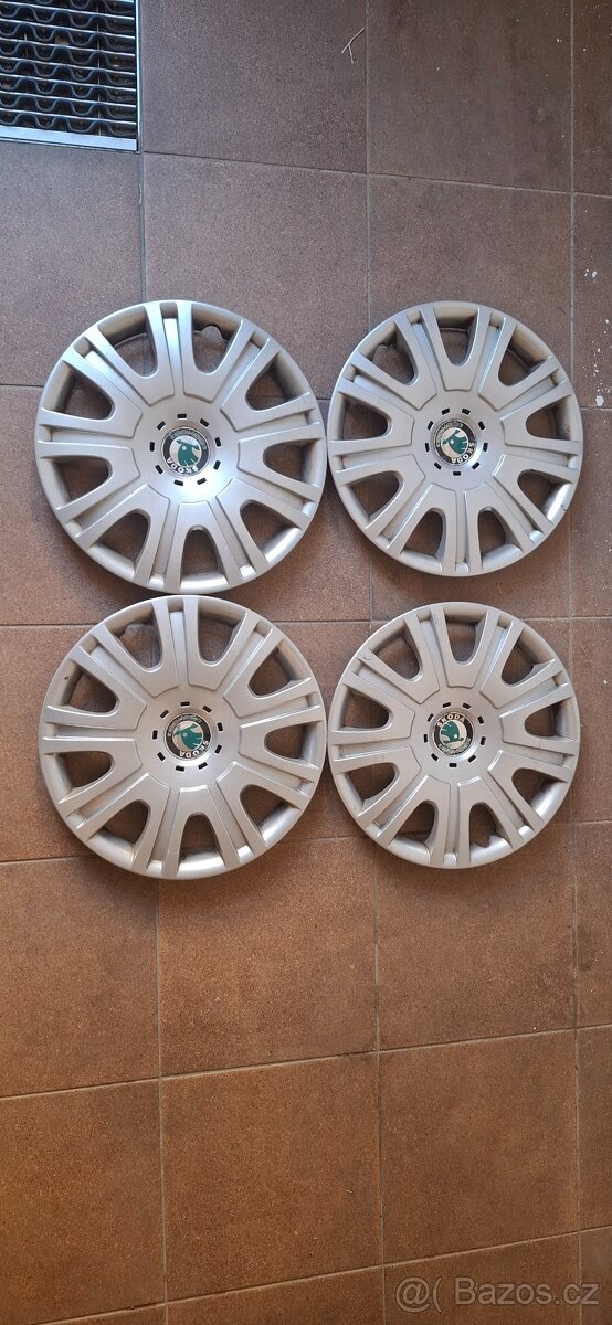Originální poklice Škoda Gaspra 15" – sada 4 ks