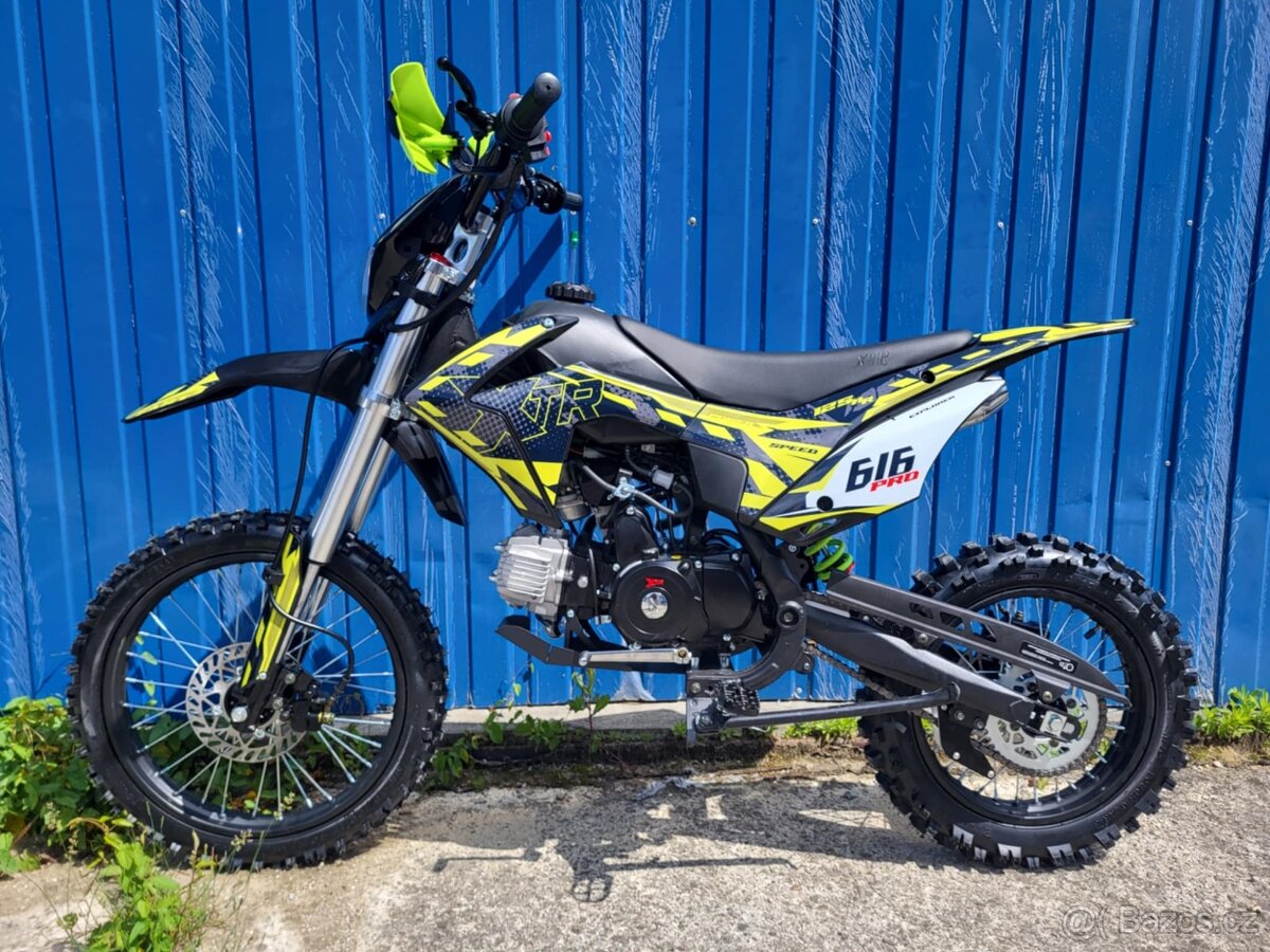 Pitbike XTR616 125cc 4t 17/14 E-START zelená