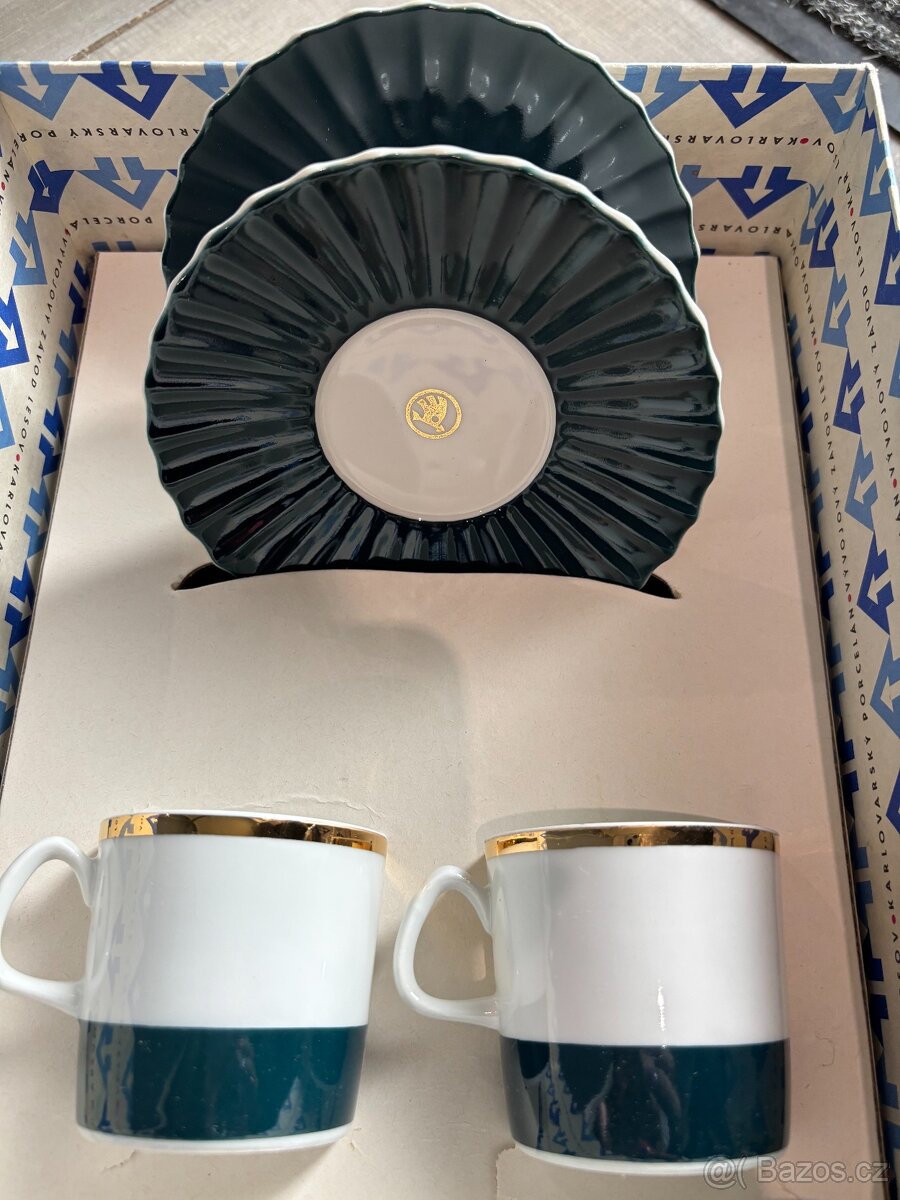 Porcelánové podšálky Škoda