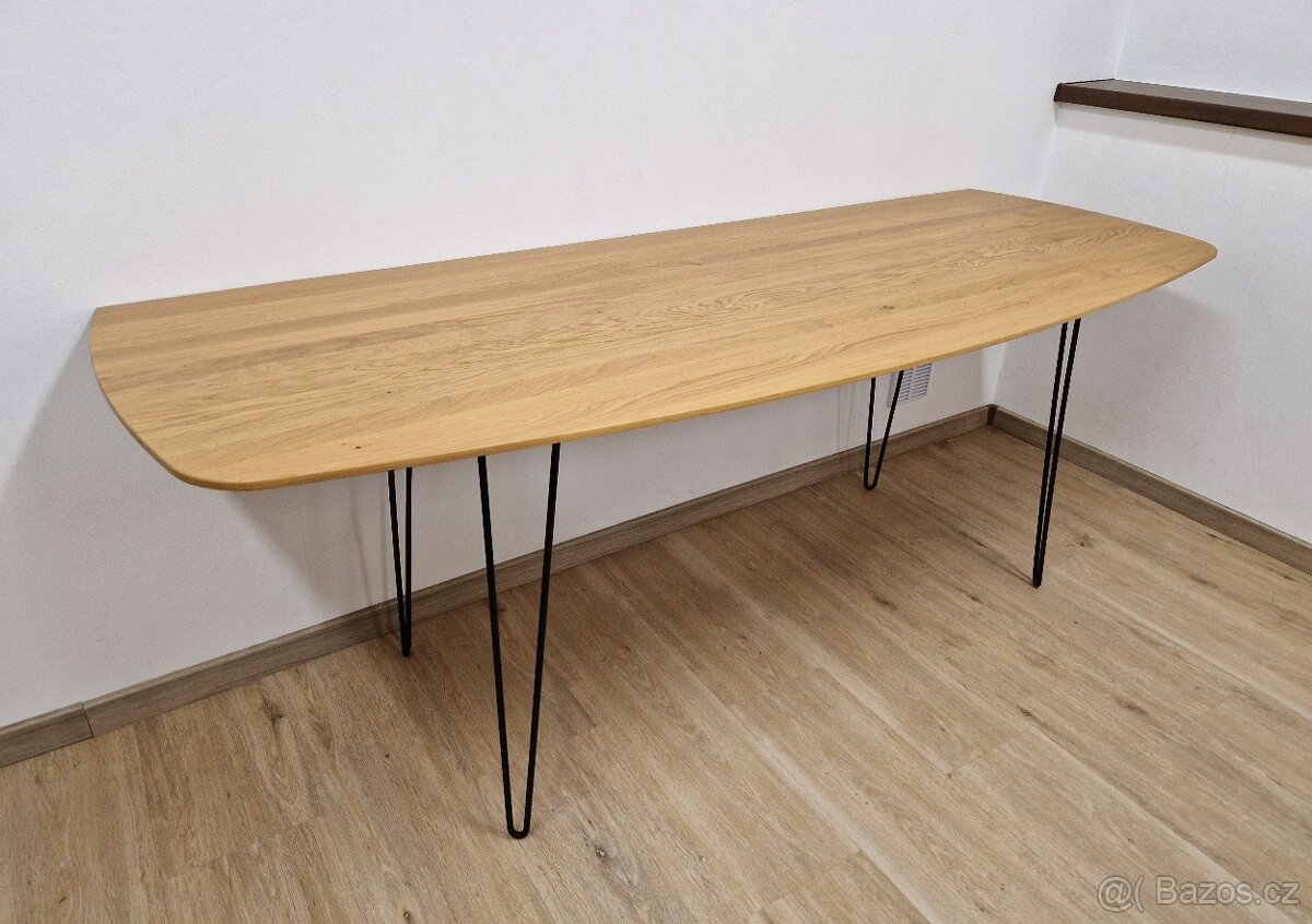 Sleva Nový jídelní stůl dub masiv 76x200 cm
