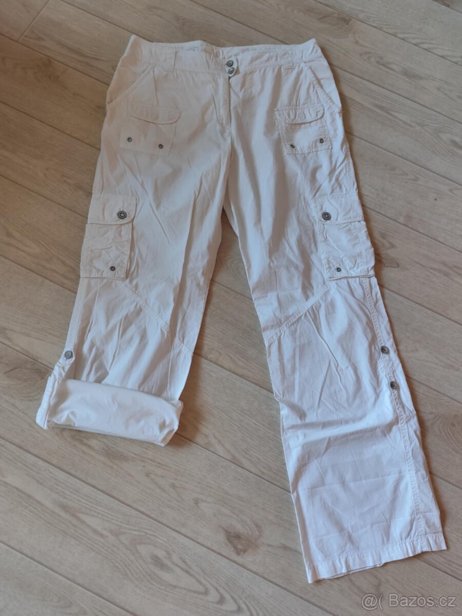 Bílé kalhoty vel.42 C&A YESSICA i 3/4