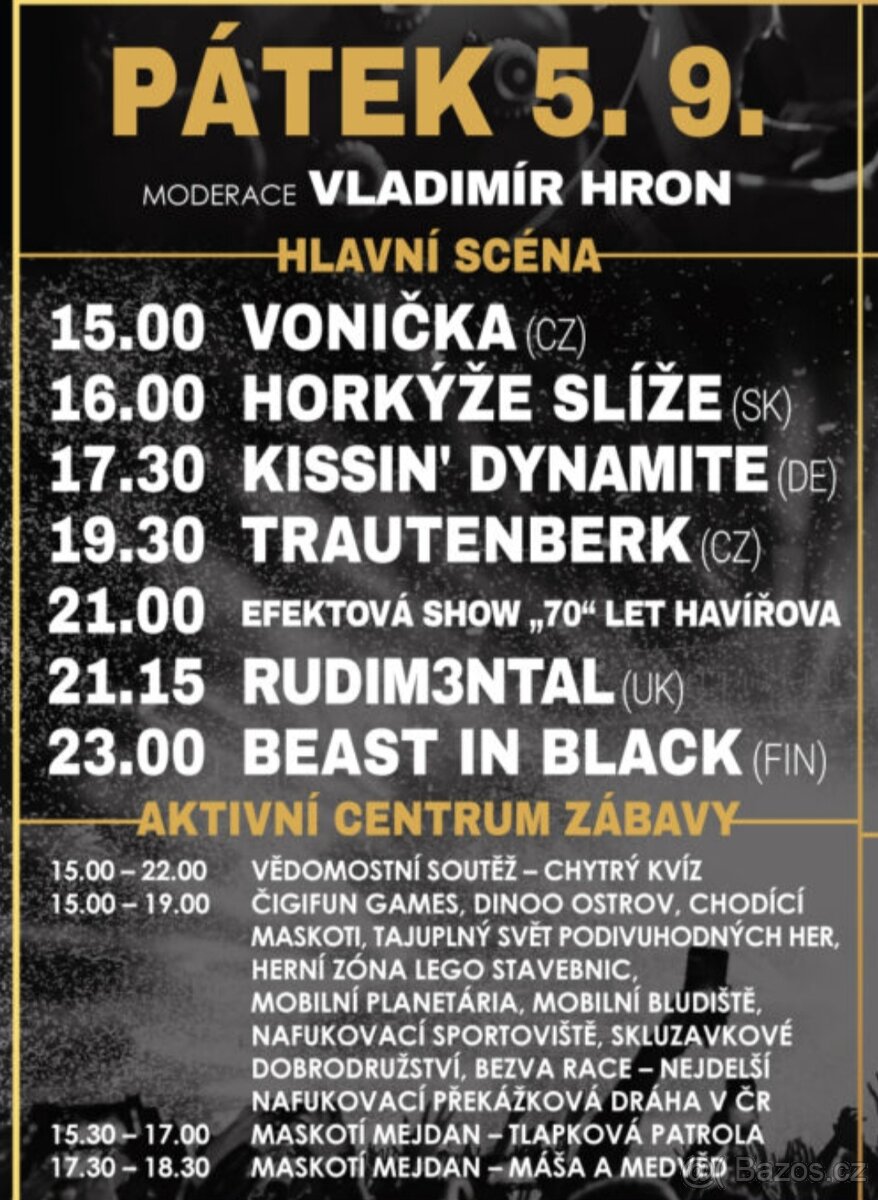 Haviřovske slavnosti 5.9.2025
