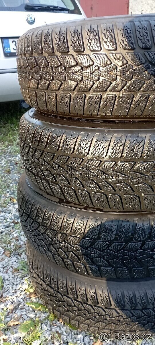 Zimni sada ford 5x108, pneu Dunlop