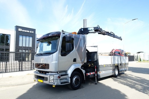 Volvo FL 240 - 4x2 – Valník + HR-Effer 75-2S – EURO 4