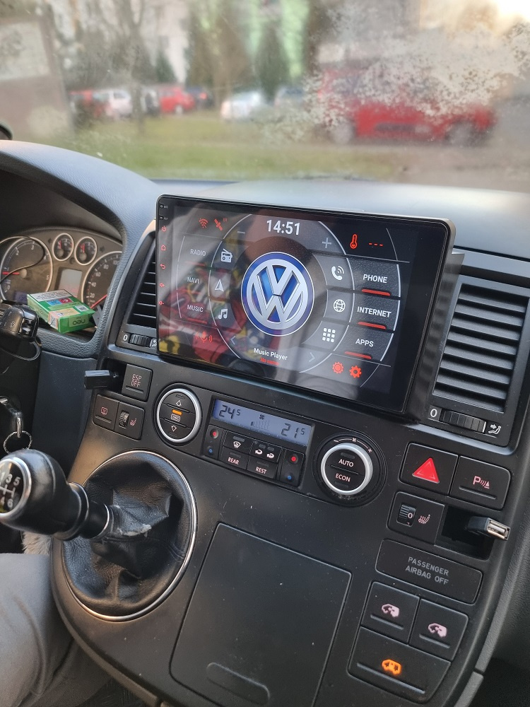 9" VW multivan T5 - android 14 - GPS autorádio
