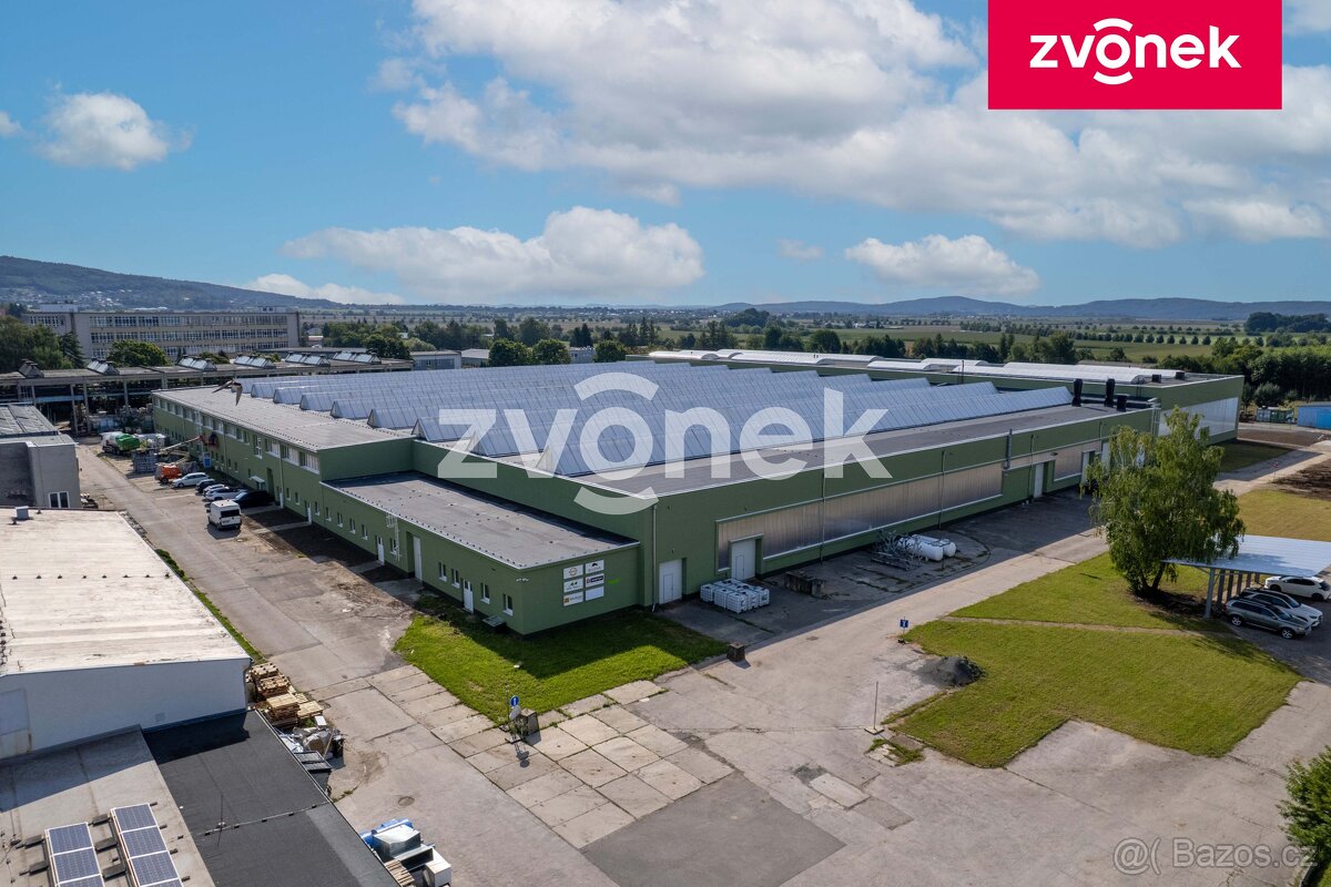 Pronájem výrobní haly 2800 m², Holešov
