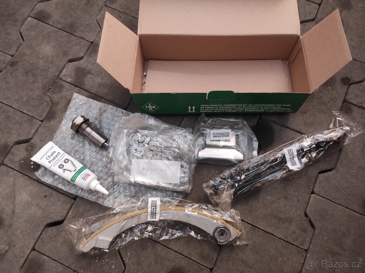 Sada rozvodového řetězu pro Opel a Chevrolet (INA)