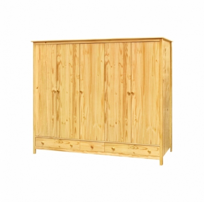 Dřevěná skříň 5dveřová TORINO