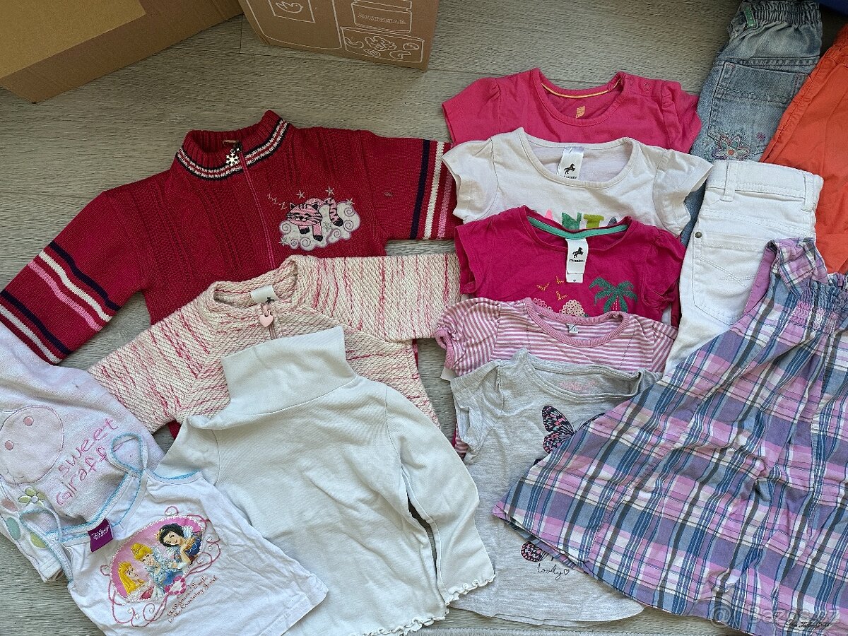 Sada oblečení, dívka, vel. 92 - 14 ks