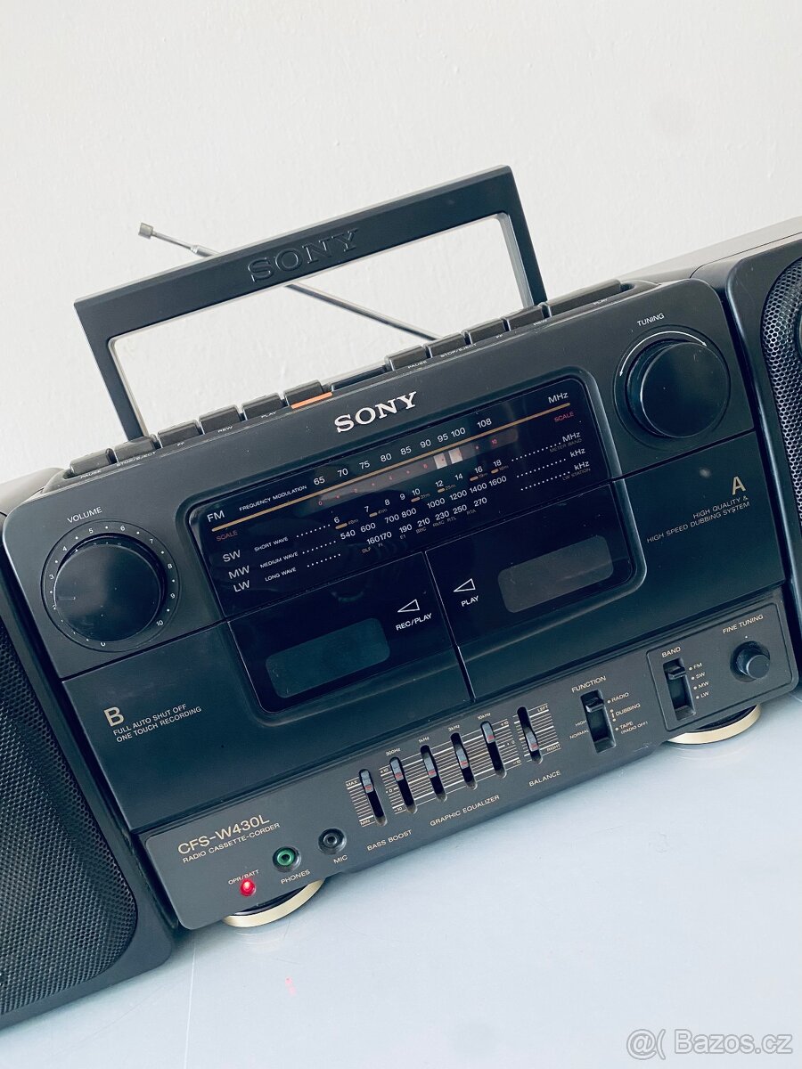 Radiomagnetofon Sony CFS W430L…1989
