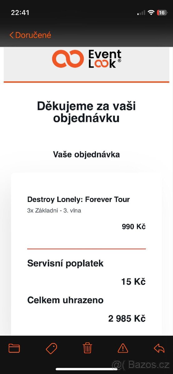 Destroy lonely Prague forevertour 9.4.2025