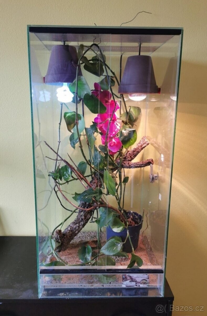 Terárium 50x50x80 nové .Terarium bez vybaveni.Vhodné pro cha
