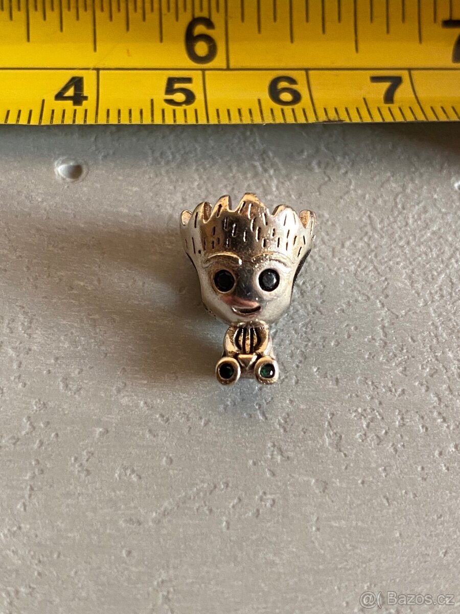 Stříbrný přívěsek Groot Marvel