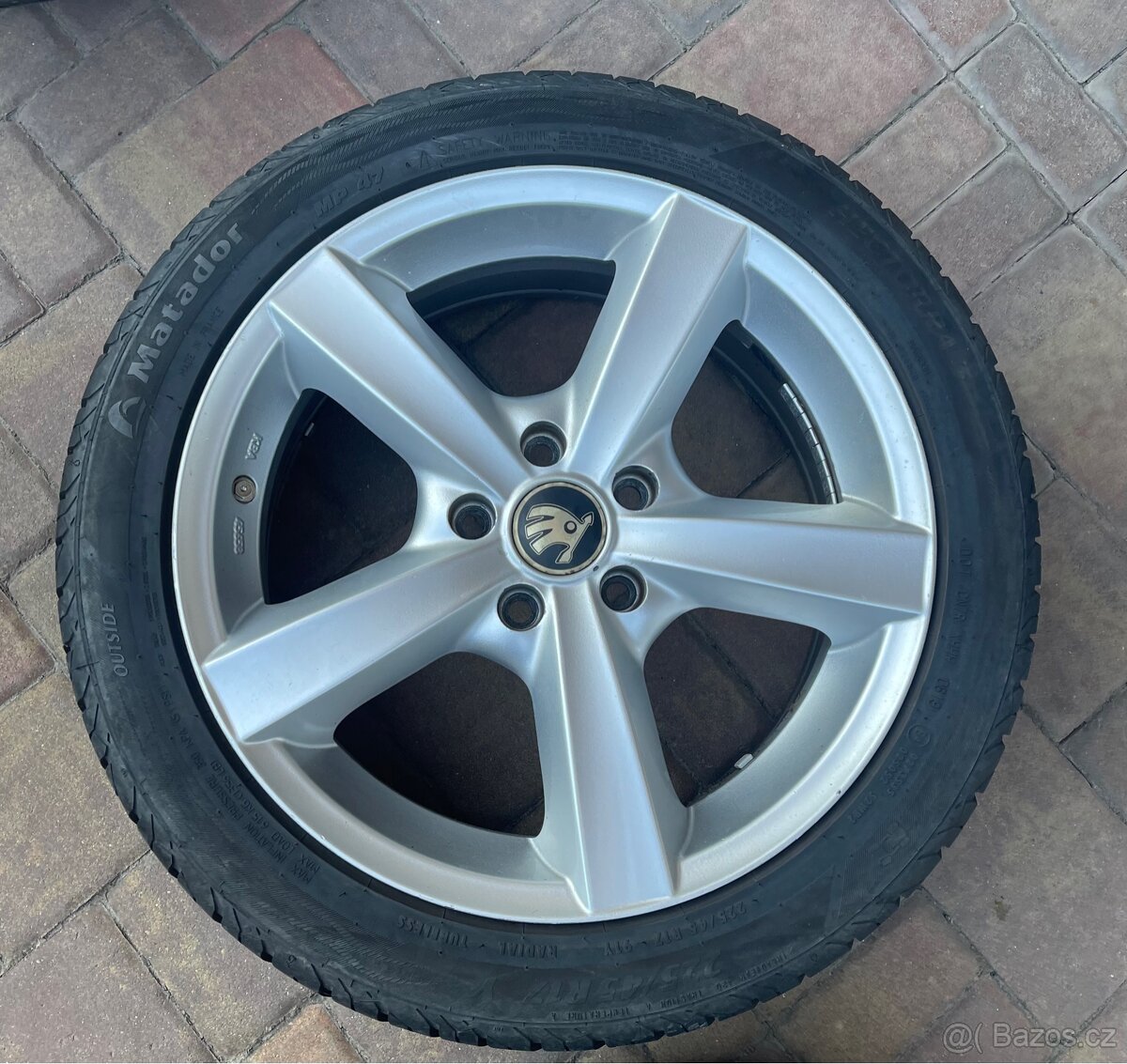 Alu 5x112 R17 letní pneumatiky 225/45/17