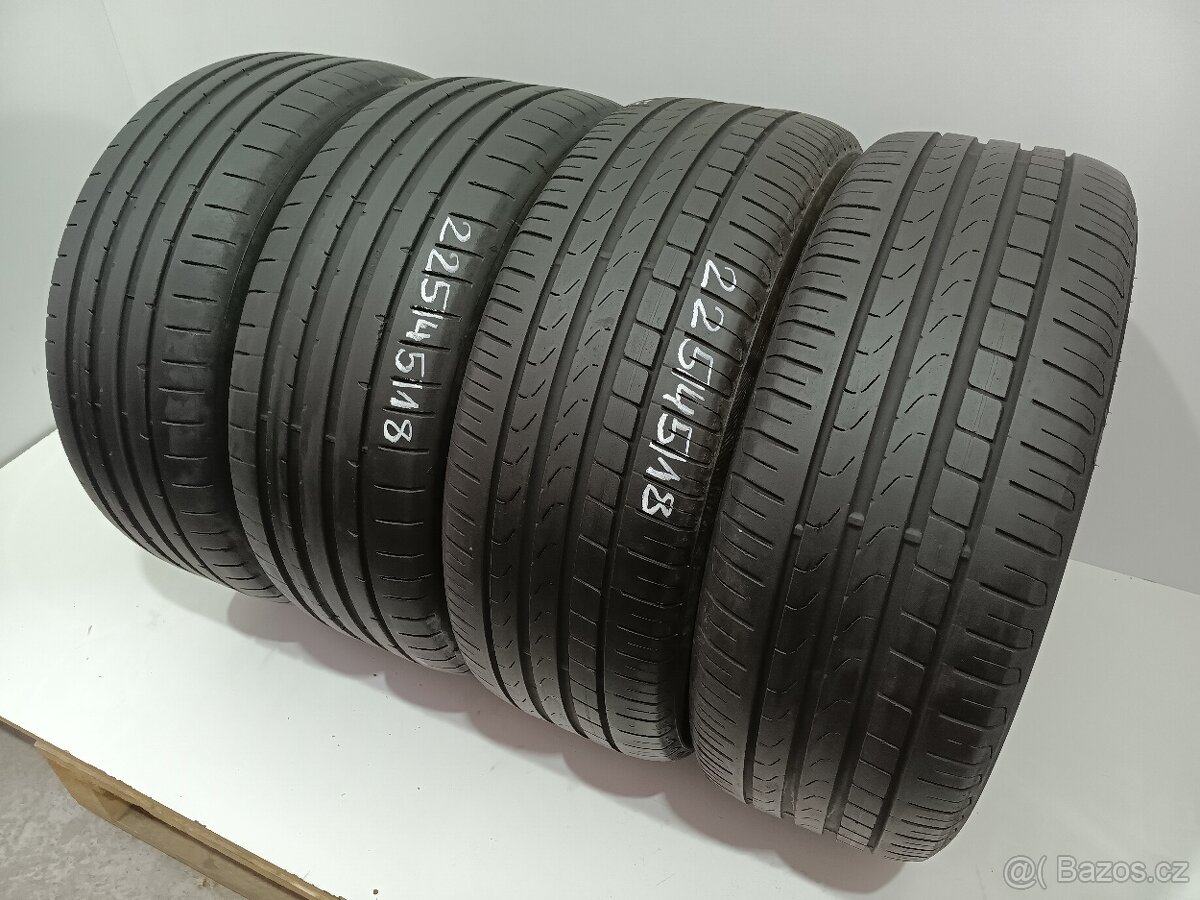 Letní pneu 225/45/18 Pirelli+Dunlop