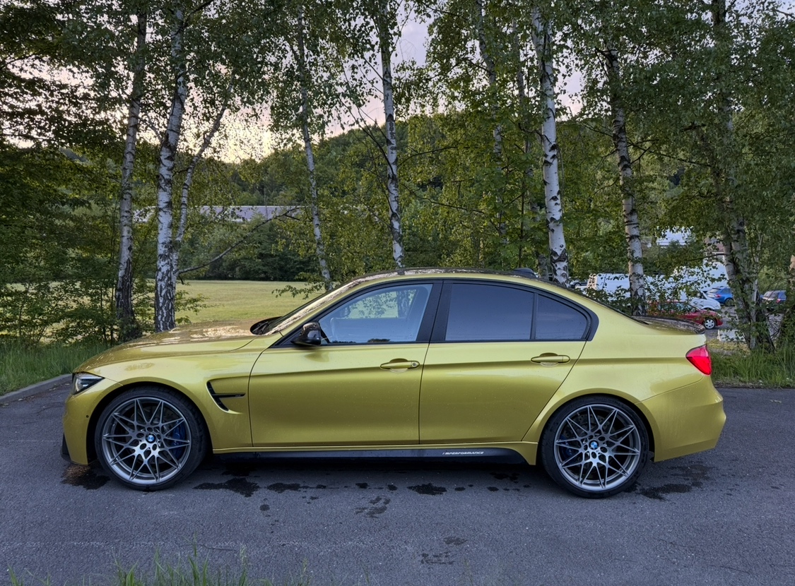 BMW M3 F80, ČR, naj. 52 tis km, 2017, 317kW, DPH