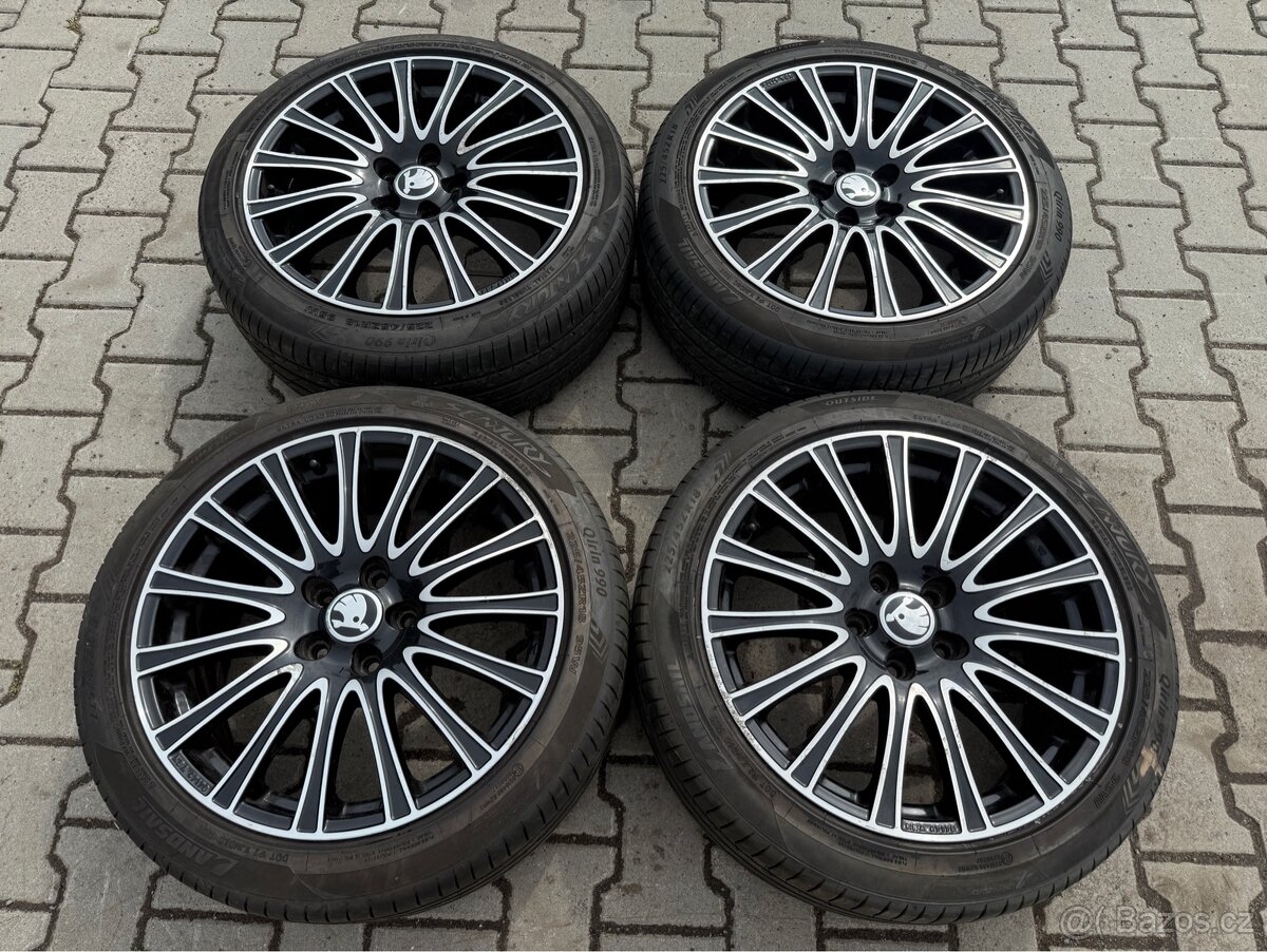 4x al kola 5x112 18 + pneu letní 225/45 R18