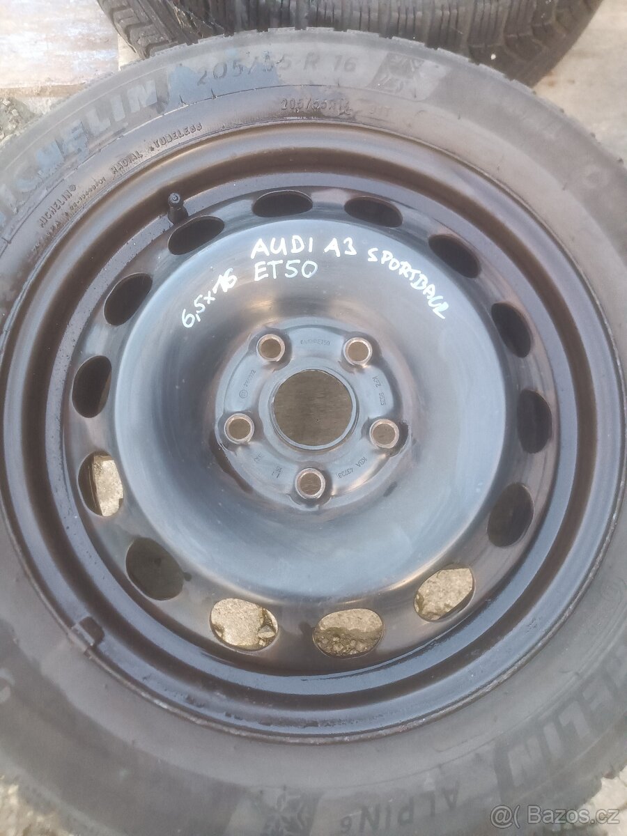 Plech.Disky Audi A 3 "16"×6,5j ET50
