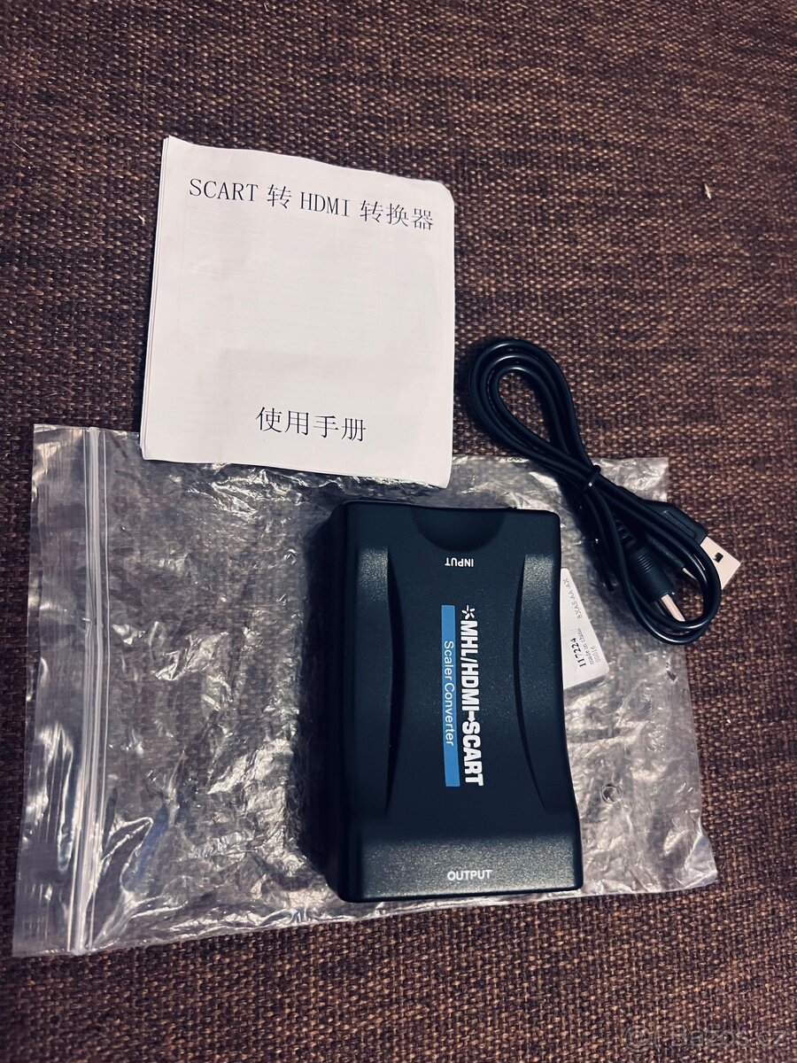 PremiumCord Převodník SCART na HDMI 1080P