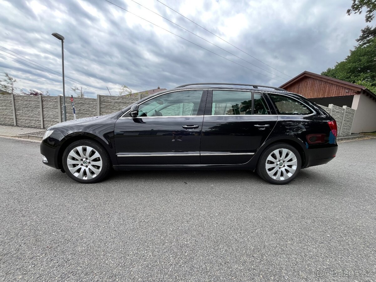Škoda Superb 2.0 TDI, 2010, automat, černá kůže – TOP stav